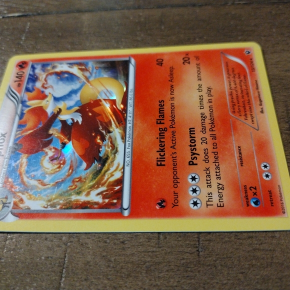 POKEMON DELPHOX 13/124 XY FATES COLLIDE RARE HOLO NEAR MINT. - Picture 4 of 12
